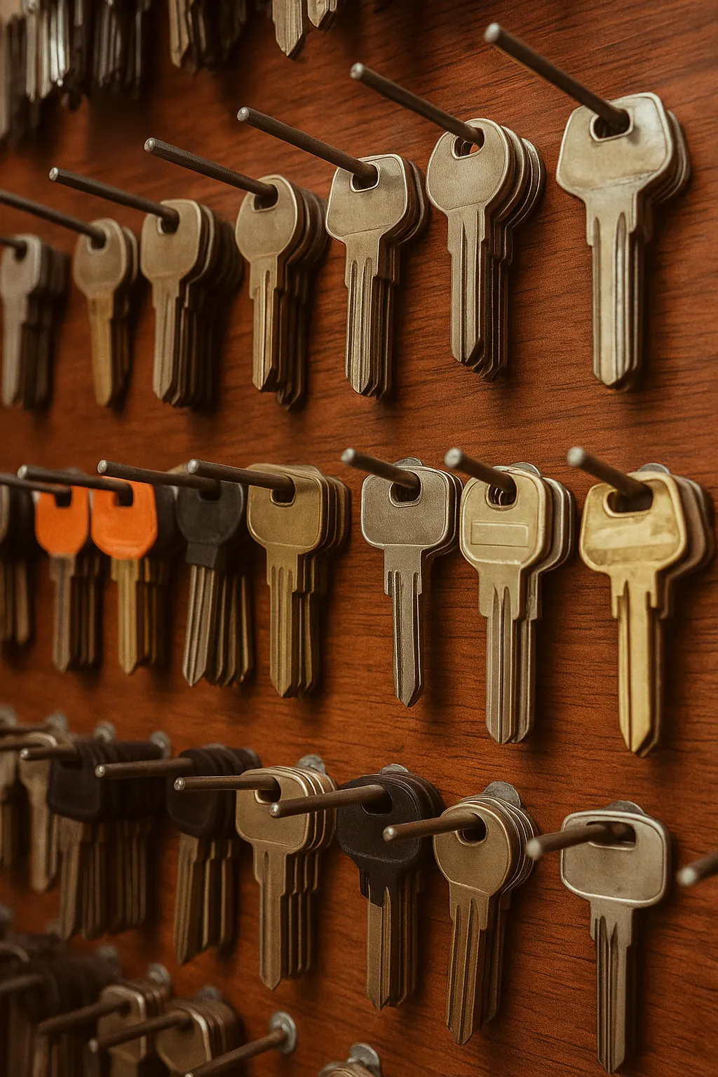 Chei tăiate în atelierul Master Key & Blade din Cluj-Napoca